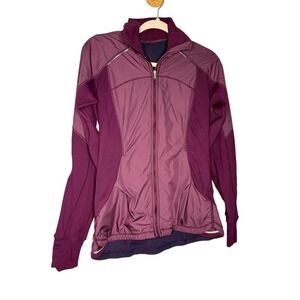 Lululemon‎ Women's Can't Stop Jacket Hyper Stripe Plum